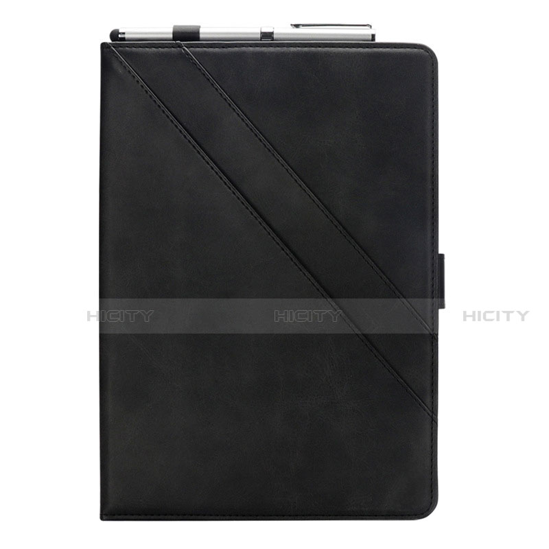 Funda de Cuero Cartera con Soporte Carcasa L05 para Samsung Galaxy Tab S6 Lite 4G 10.4 SM-P615 Negro