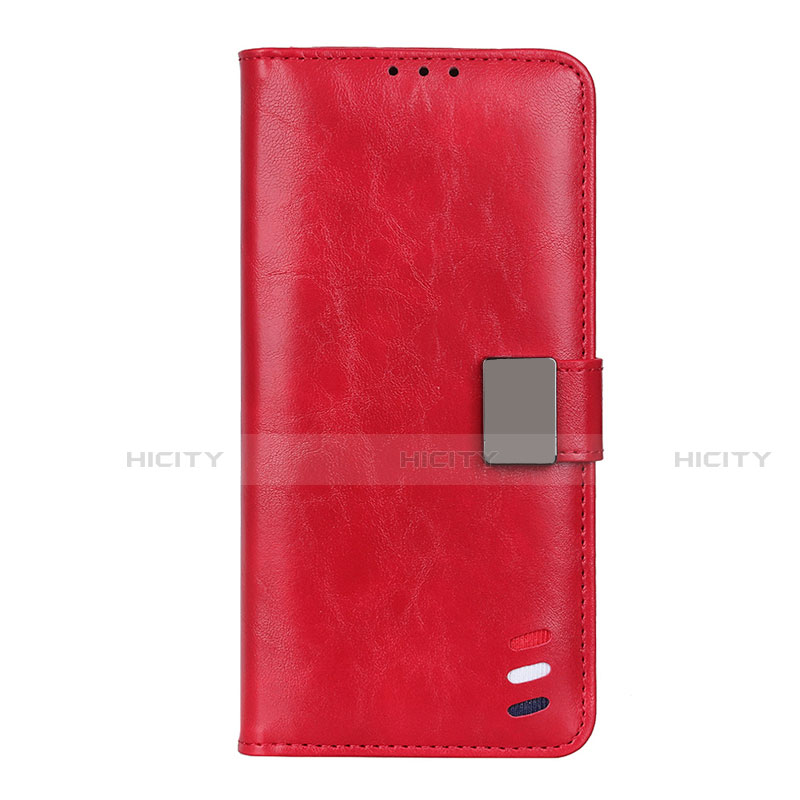 Funda de Cuero Cartera con Soporte Carcasa L05 para Xiaomi Mi 10T 5G Rojo