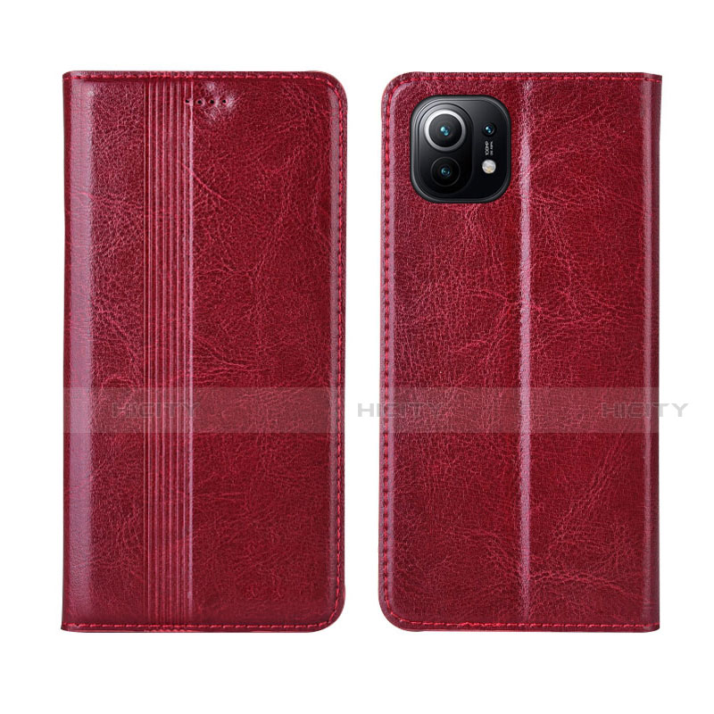 Funda de Cuero Cartera con Soporte Carcasa L05 para Xiaomi Mi 11 5G