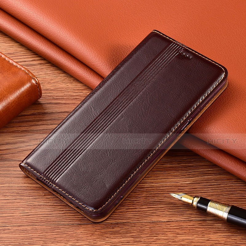 Funda de Cuero Cartera con Soporte Carcasa L05 para Xiaomi Mi 11 5G Marron