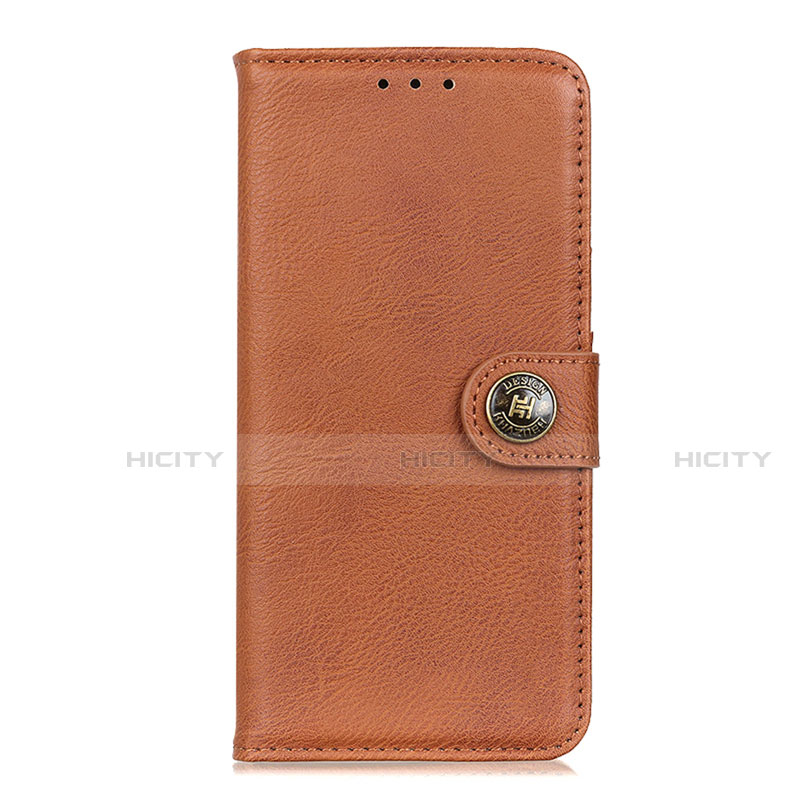 Funda de Cuero Cartera con Soporte Carcasa L05 para Xiaomi Poco X3 NFC Marron Claro