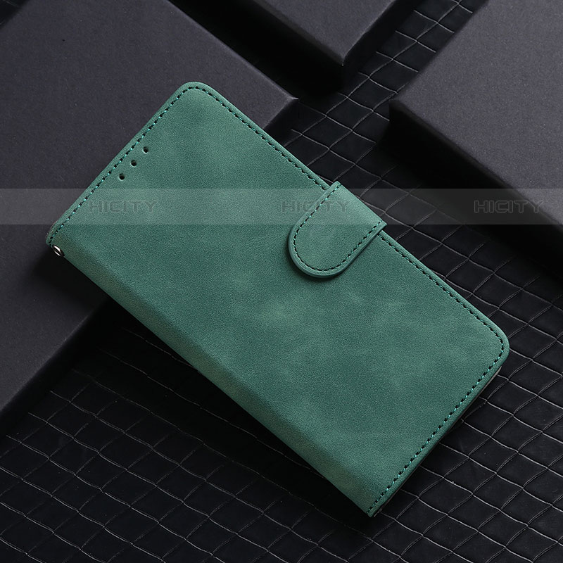 Funda de Cuero Cartera con Soporte Carcasa L05Z para Samsung Galaxy S21 Ultra 5G Verde