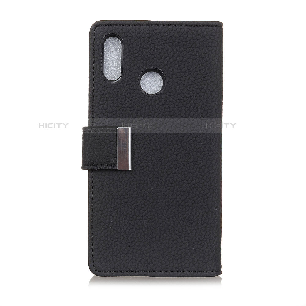 Funda de Cuero Cartera con Soporte Carcasa L06 para Asus Zenfone 5 ZE620KL Negro