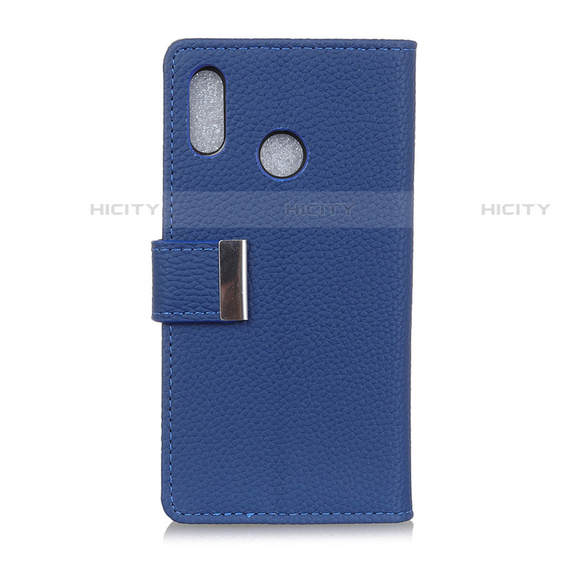 Funda de Cuero Cartera con Soporte Carcasa L06 para Asus Zenfone Max ZB555KL Azul