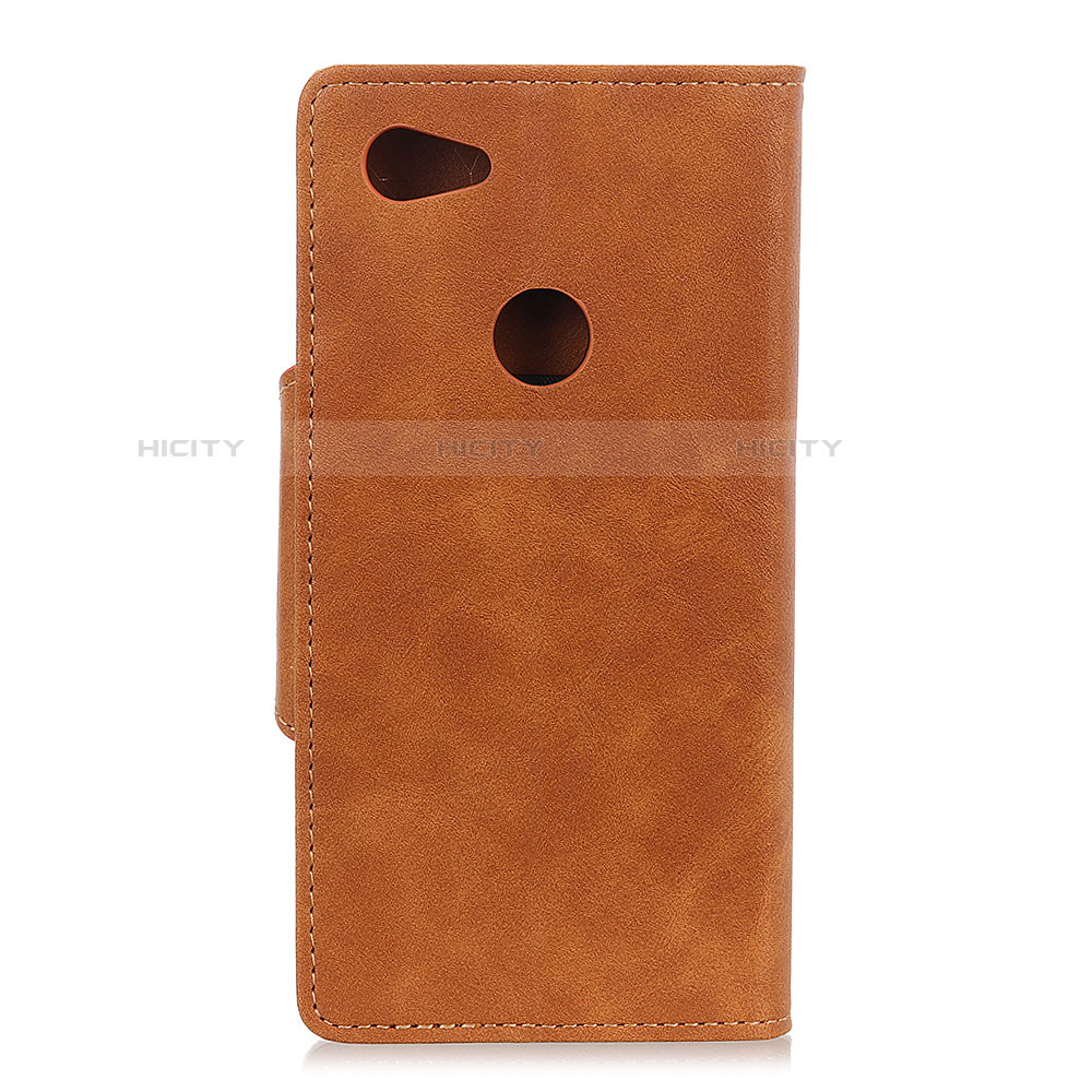 Funda de Cuero Cartera con Soporte Carcasa L06 para Google Pixel 3a XL Marron