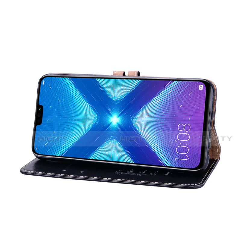 Funda de Cuero Cartera con Soporte Carcasa L06 para Huawei Honor 8X