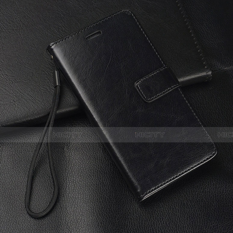 Funda de Cuero Cartera con Soporte Carcasa L06 para Huawei Honor 9X Negro