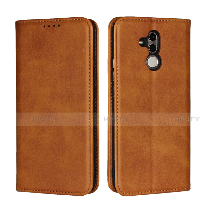 Funda de Cuero Cartera con Soporte Carcasa L06 para Huawei Mate 20 Lite Naranja