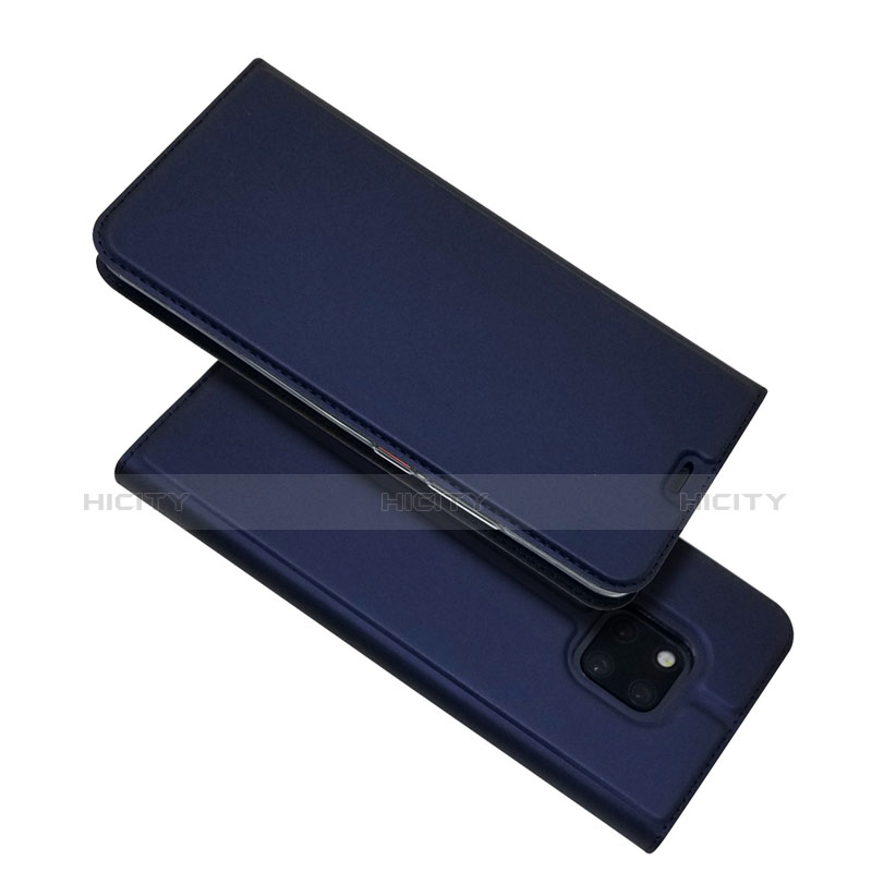 Funda de Cuero Cartera con Soporte Carcasa L06 para Huawei Mate 20 Pro Azul