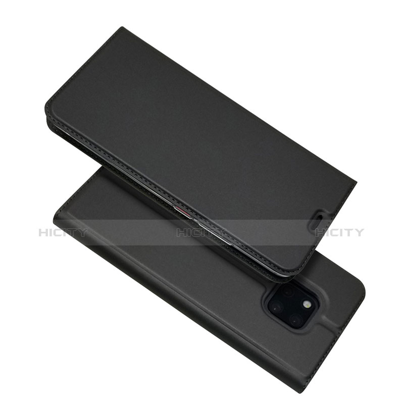 Funda de Cuero Cartera con Soporte Carcasa L06 para Huawei Mate 20 Pro Negro