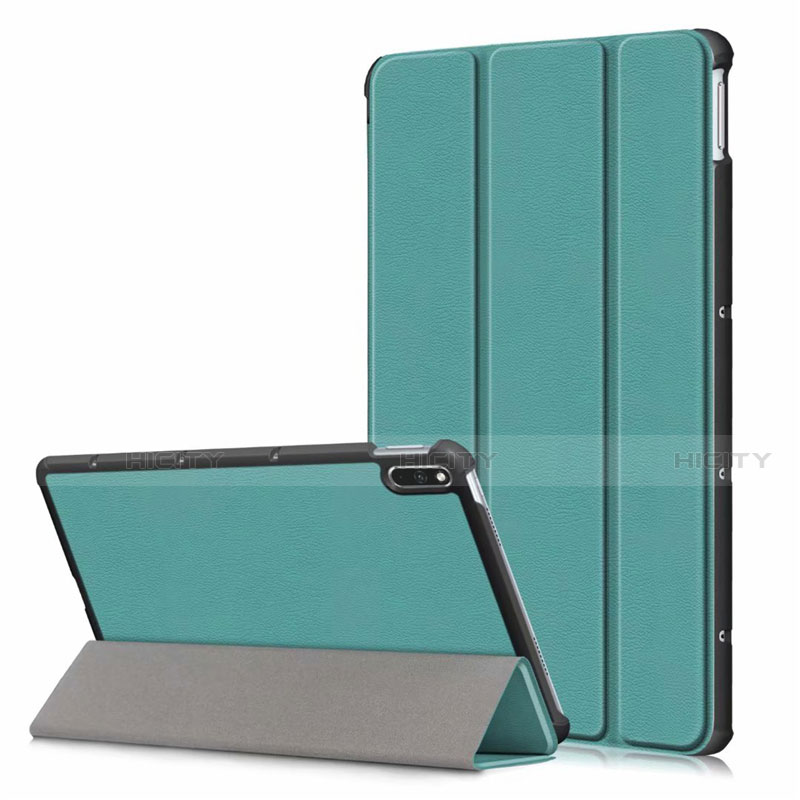 Funda de Cuero Cartera con Soporte Carcasa L06 para Huawei MatePad 5G 10.4 Verde