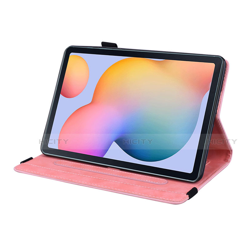 Funda de Cuero Cartera con Soporte Carcasa L06 para Samsung Galaxy Tab S6 Lite 10.4 SM-P610