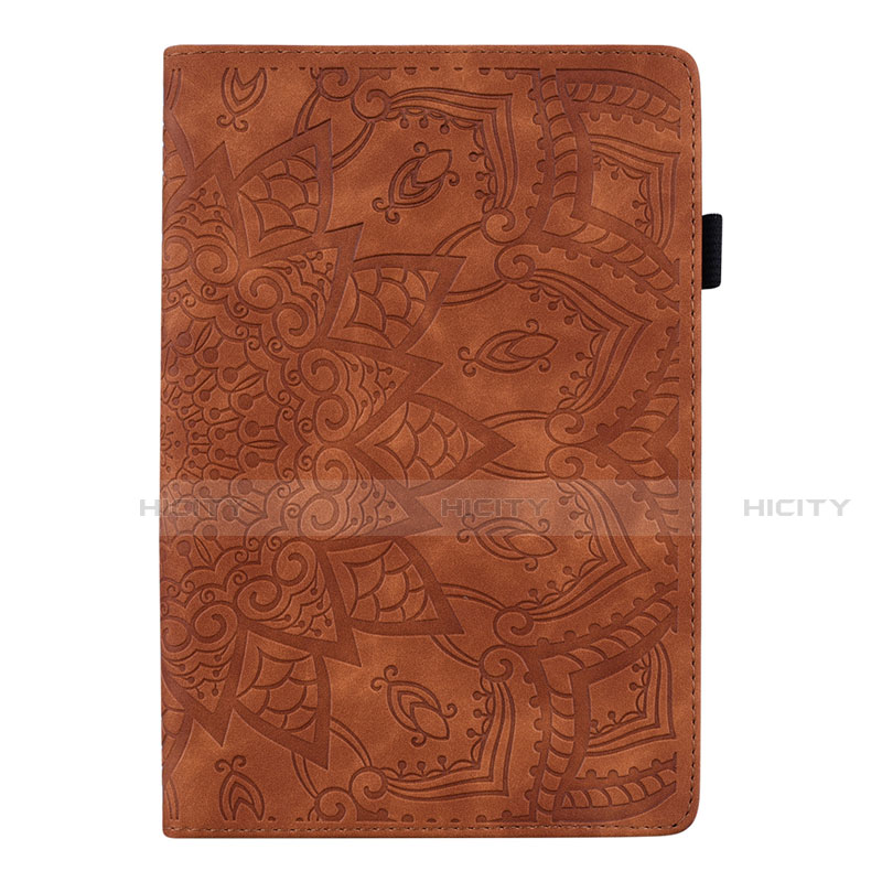 Funda de Cuero Cartera con Soporte Carcasa L06 para Samsung Galaxy Tab S6 Lite 10.4 SM-P610 Marron