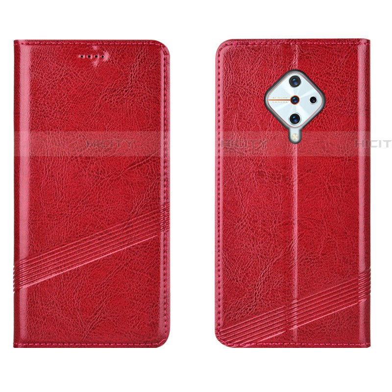 Funda de Cuero Cartera con Soporte Carcasa L06 para Vivo X50 Lite