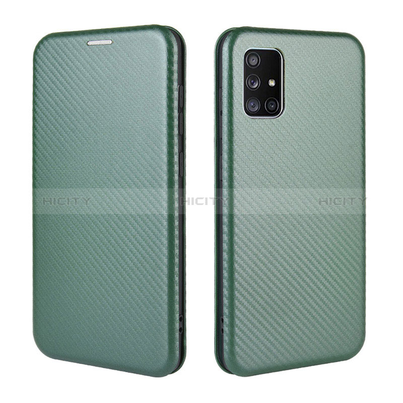 Funda de Cuero Cartera con Soporte Carcasa L06Z para Samsung Galaxy A51 4G