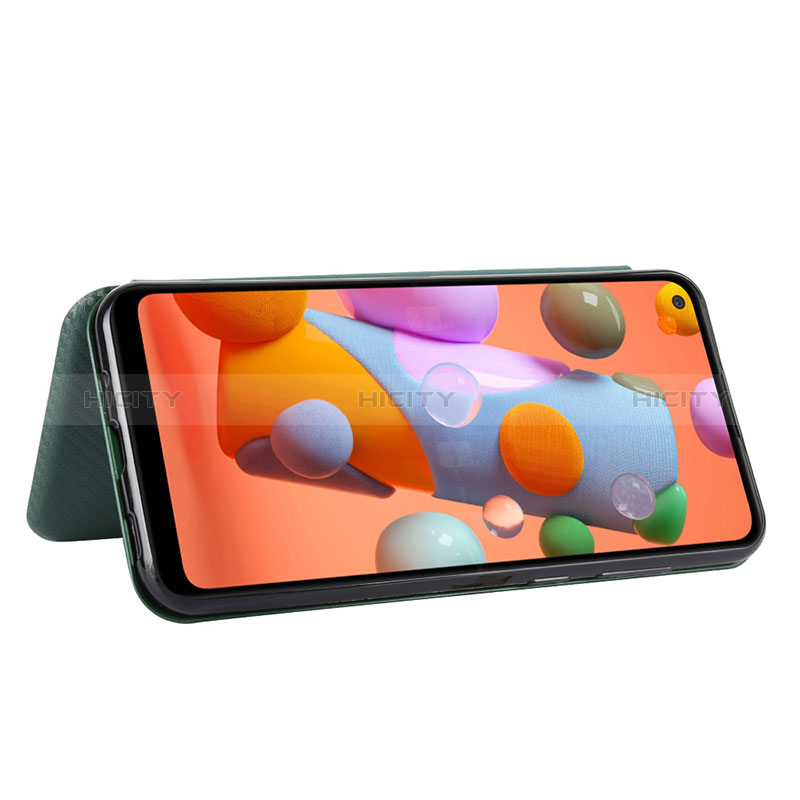 Funda de Cuero Cartera con Soporte Carcasa L06Z para Samsung Galaxy M11