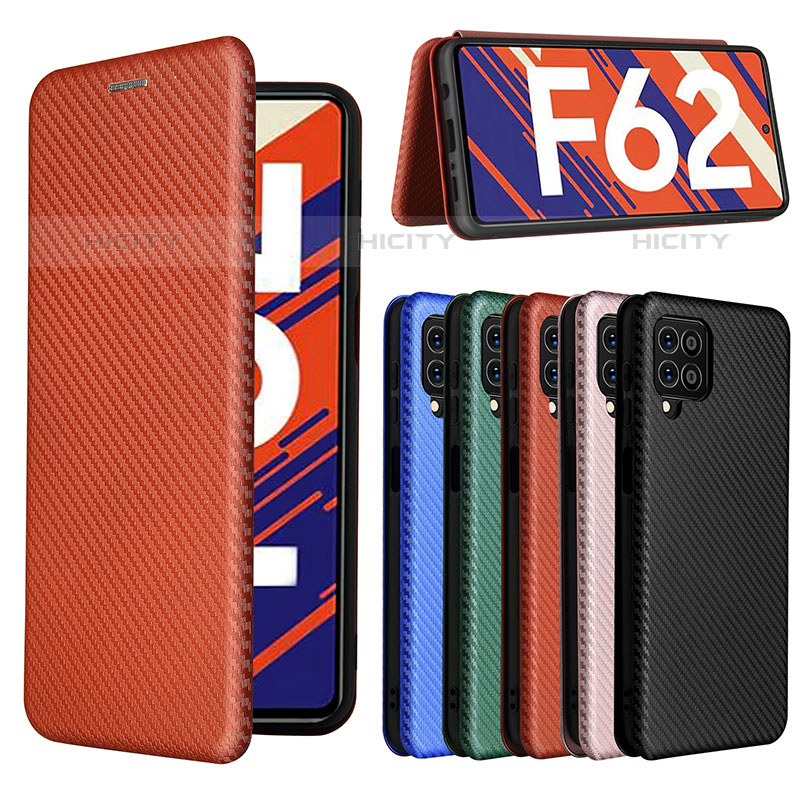 Funda de Cuero Cartera con Soporte Carcasa L06Z para Samsung Galaxy M62 4G