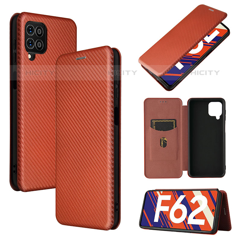 Funda de Cuero Cartera con Soporte Carcasa L06Z para Samsung Galaxy M62 4G