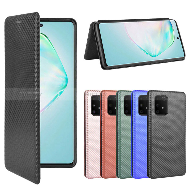 Funda de Cuero Cartera con Soporte Carcasa L06Z para Samsung Galaxy S10 Lite