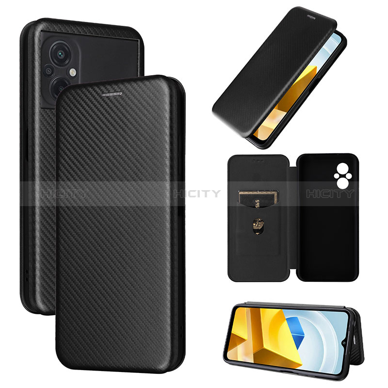 Funda de Cuero Cartera con Soporte Carcasa L06Z para Xiaomi Poco M5 4G