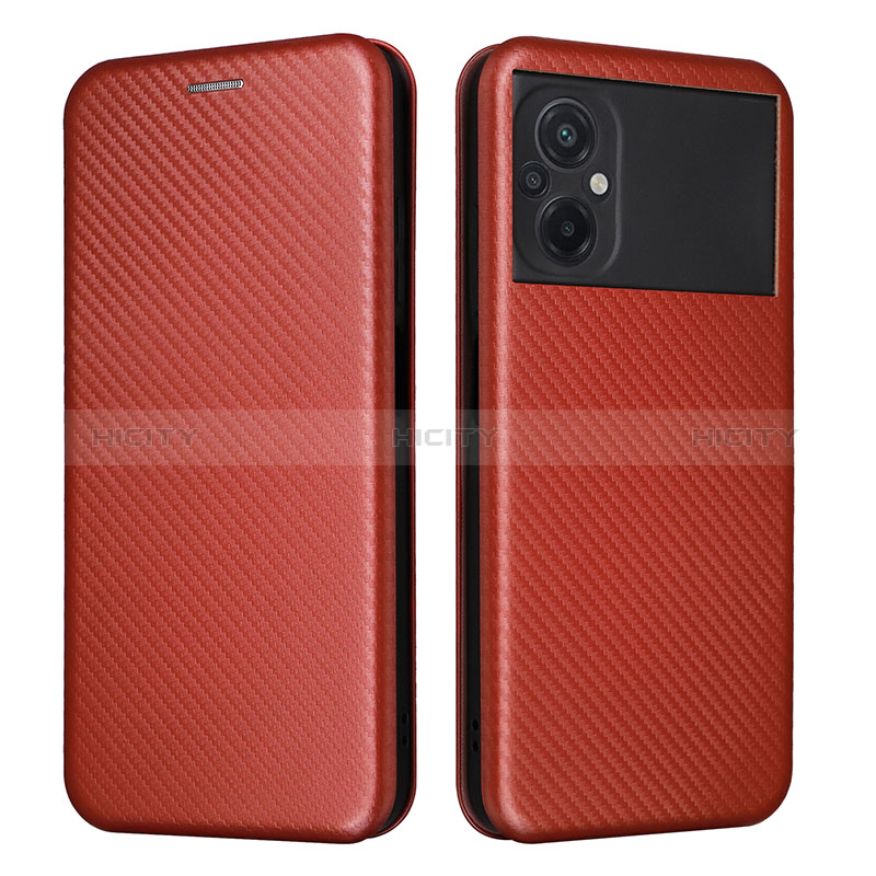 Funda de Cuero Cartera con Soporte Carcasa L06Z para Xiaomi Poco M5 4G