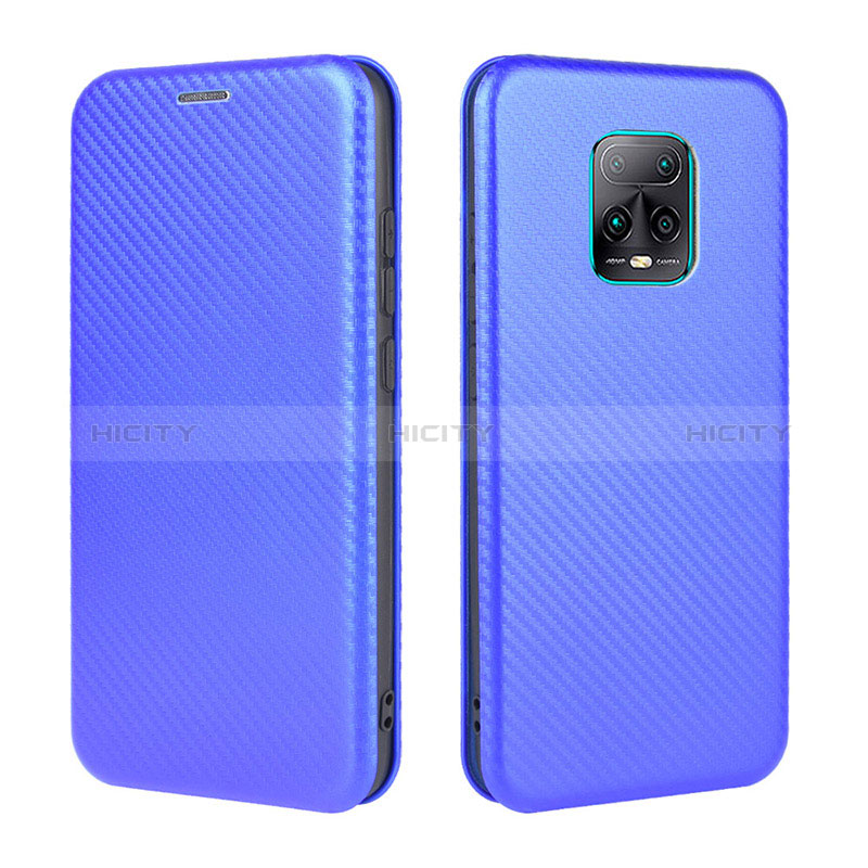 Funda de Cuero Cartera con Soporte Carcasa L06Z para Xiaomi Redmi 10X 5G Azul