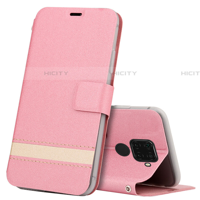 Funda de Cuero Cartera con Soporte Carcasa L07 para Huawei Nova 5i Pro