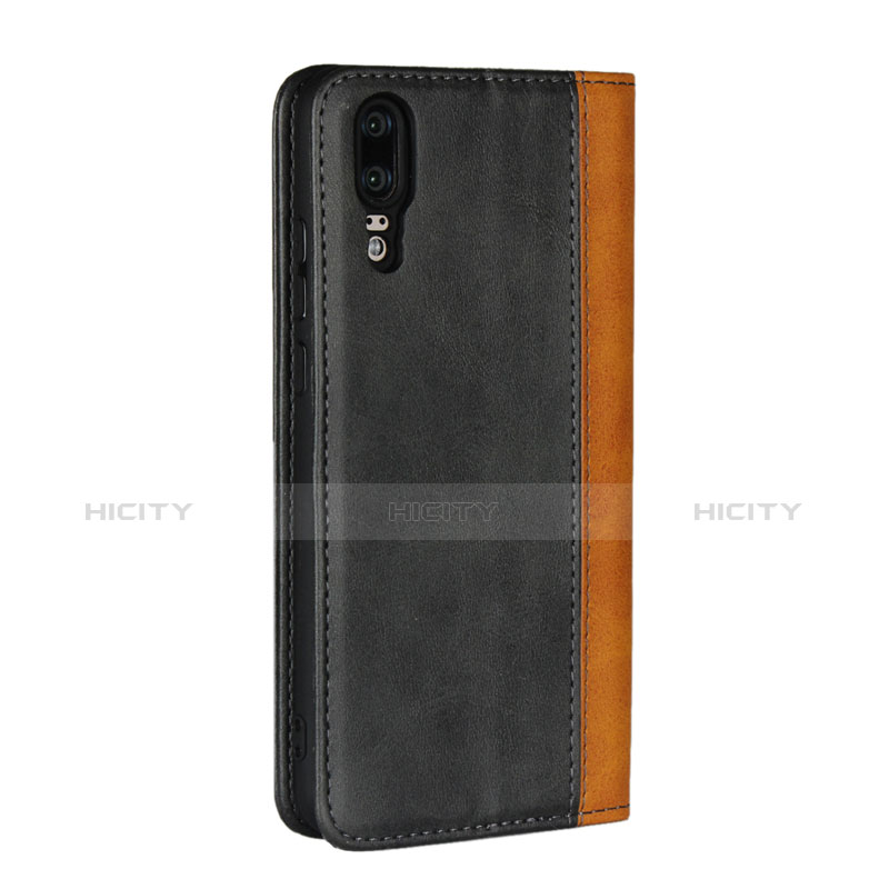 Funda de Cuero Cartera con Soporte Carcasa L07 para Huawei P20