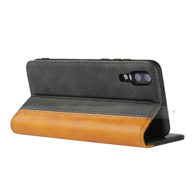 Funda de Cuero Cartera con Soporte Carcasa L07 para Huawei P20