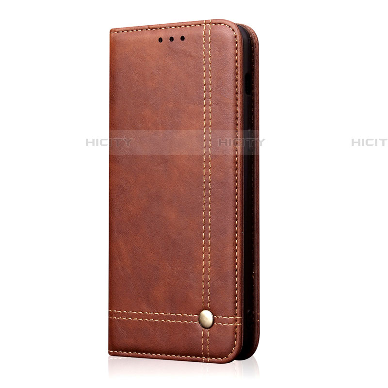 Funda de Cuero Cartera con Soporte Carcasa L07 para Huawei P40 Lite Marron