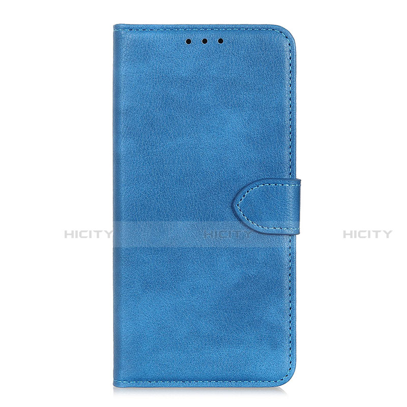 Funda de Cuero Cartera con Soporte Carcasa L07 para Motorola Moto One Fusion Plus Azul Cielo