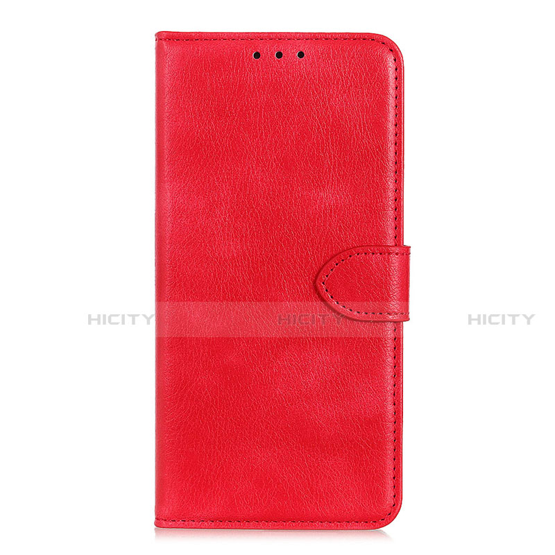 Funda de Cuero Cartera con Soporte Carcasa L07 para Motorola Moto One Fusion Plus Rojo