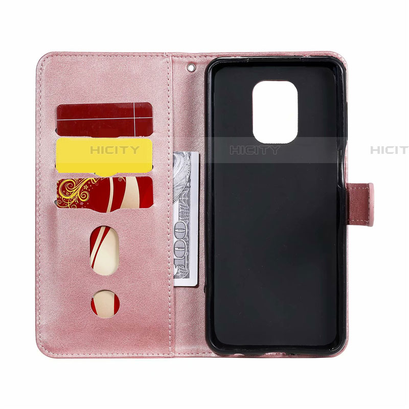 Funda de Cuero Cartera con Soporte Carcasa L07 para Xiaomi Redmi Note 9S