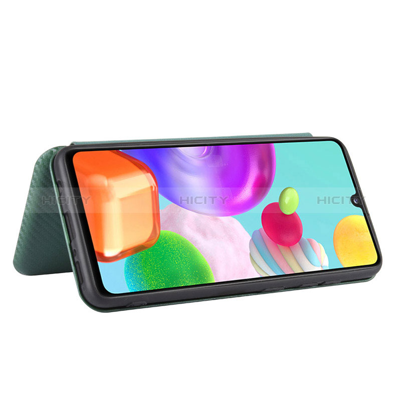 Funda de Cuero Cartera con Soporte Carcasa L07Z para Samsung Galaxy A41