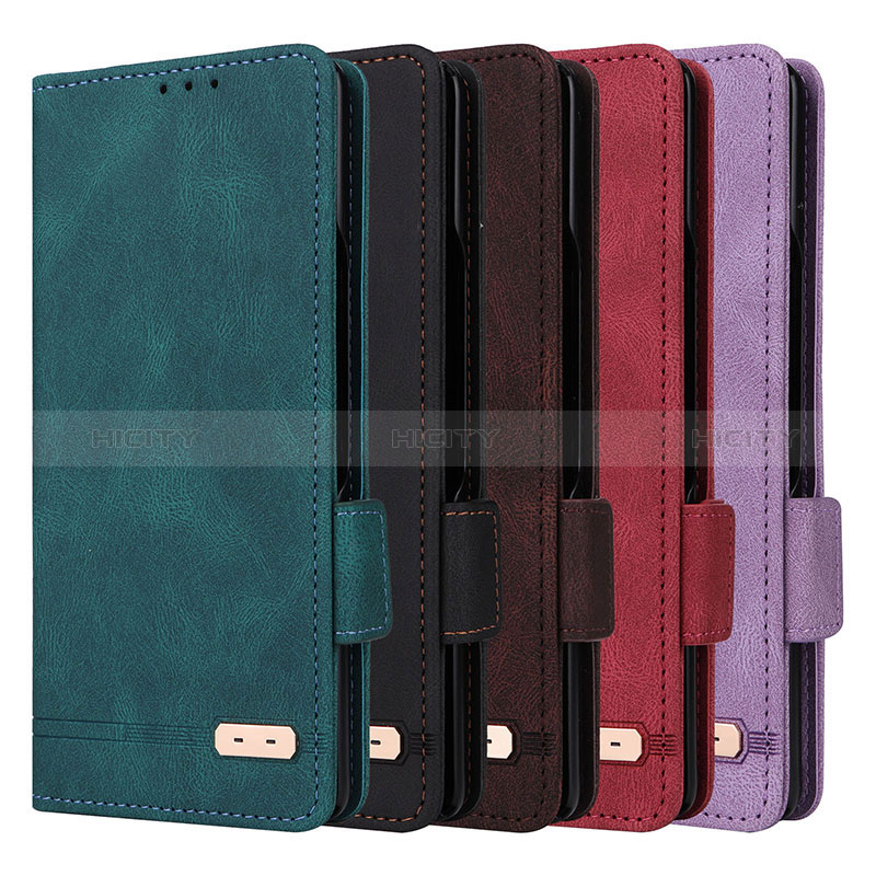 Funda de Cuero Cartera con Soporte Carcasa L07Z para Samsung Galaxy Z Fold2 5G