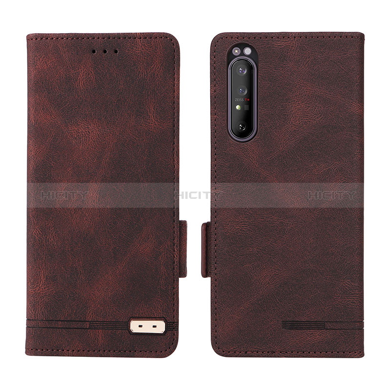 Funda de Cuero Cartera con Soporte Carcasa L07Z para Sony Xperia 1 II