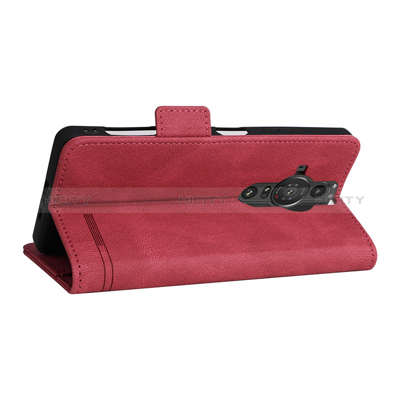 Funda de Cuero Cartera con Soporte Carcasa L07Z para Sony Xperia PRO-I