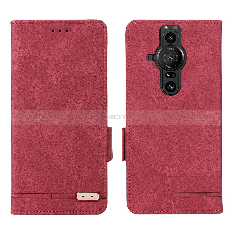 Funda de Cuero Cartera con Soporte Carcasa L07Z para Sony Xperia PRO-I