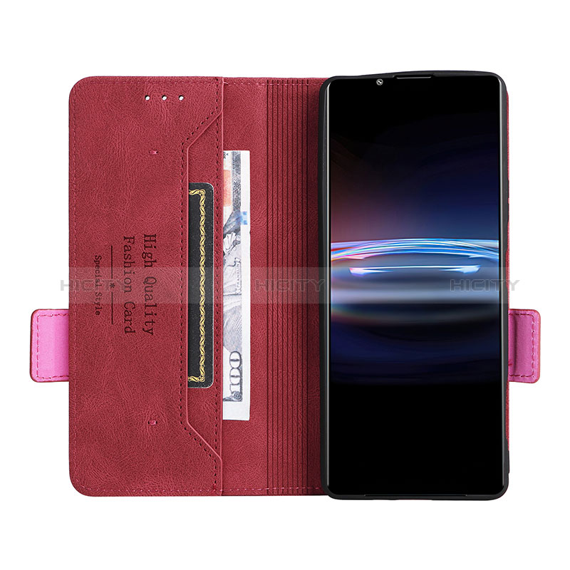 Funda de Cuero Cartera con Soporte Carcasa L07Z para Sony Xperia PRO-I