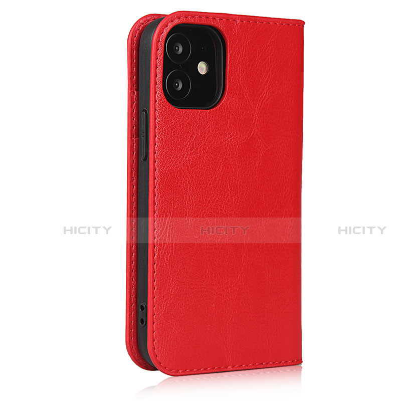 Funda de Cuero Cartera con Soporte Carcasa L08 para Apple iPhone 12 Mini