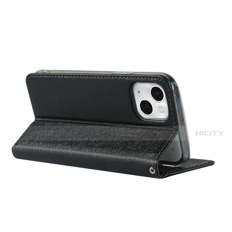 Funda de Cuero Cartera con Soporte Carcasa L08 para Apple iPhone 13