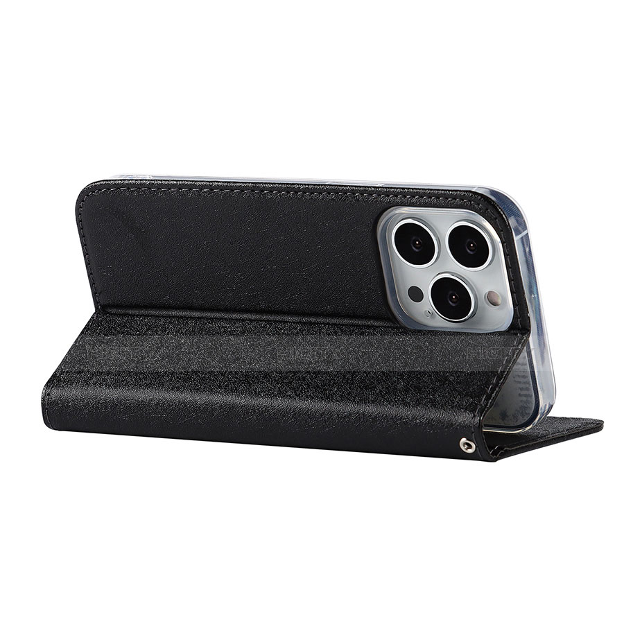 Funda de Cuero Cartera con Soporte Carcasa L08 para Apple iPhone 13 Pro Max