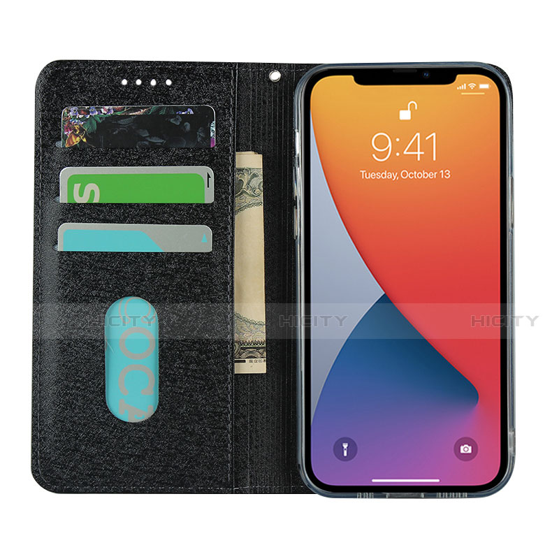 Funda de Cuero Cartera con Soporte Carcasa L08 para Apple iPhone 14 Plus