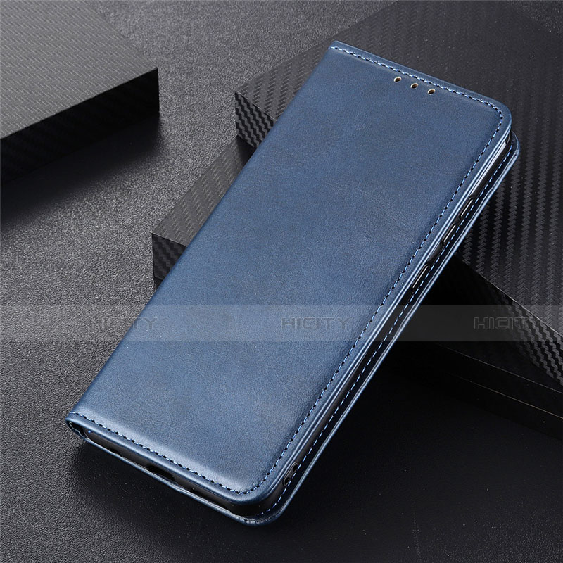 Funda de Cuero Cartera con Soporte Carcasa L08 para LG K41S Azul