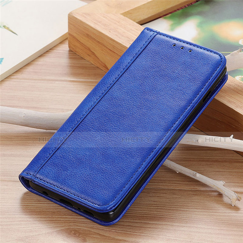 Funda de Cuero Cartera con Soporte Carcasa L08 para LG K42 Azul