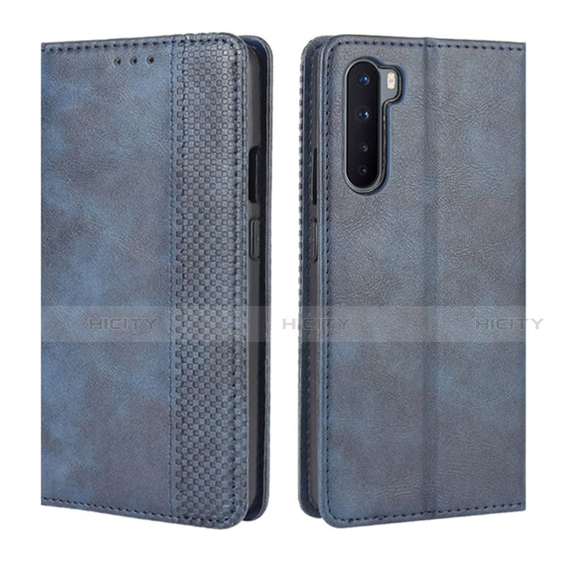 Funda de Cuero Cartera con Soporte Carcasa L08 para OnePlus Nord