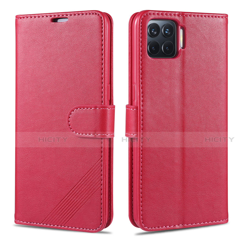 Funda de Cuero Cartera con Soporte Carcasa L08 para Oppo F17 Pro