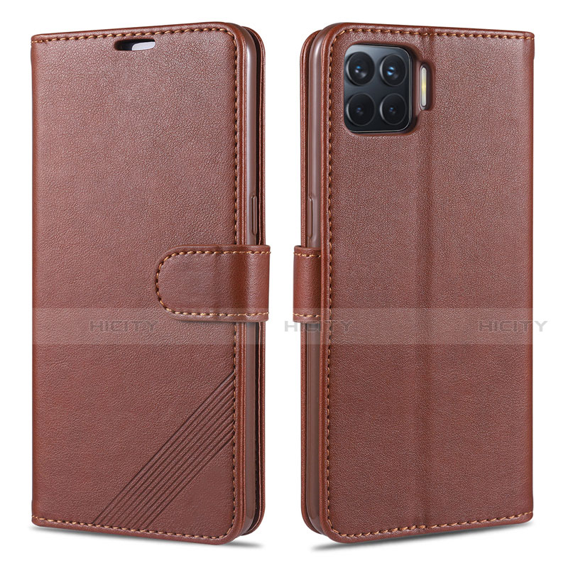 Funda de Cuero Cartera con Soporte Carcasa L08 para Oppo Reno4 Lite