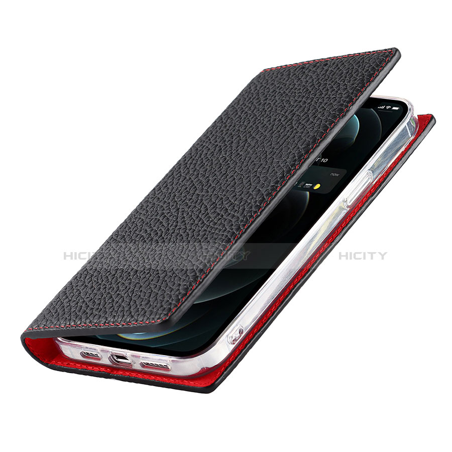 Funda de Cuero Cartera con Soporte Carcasa L09 para Apple iPhone 13 Pro