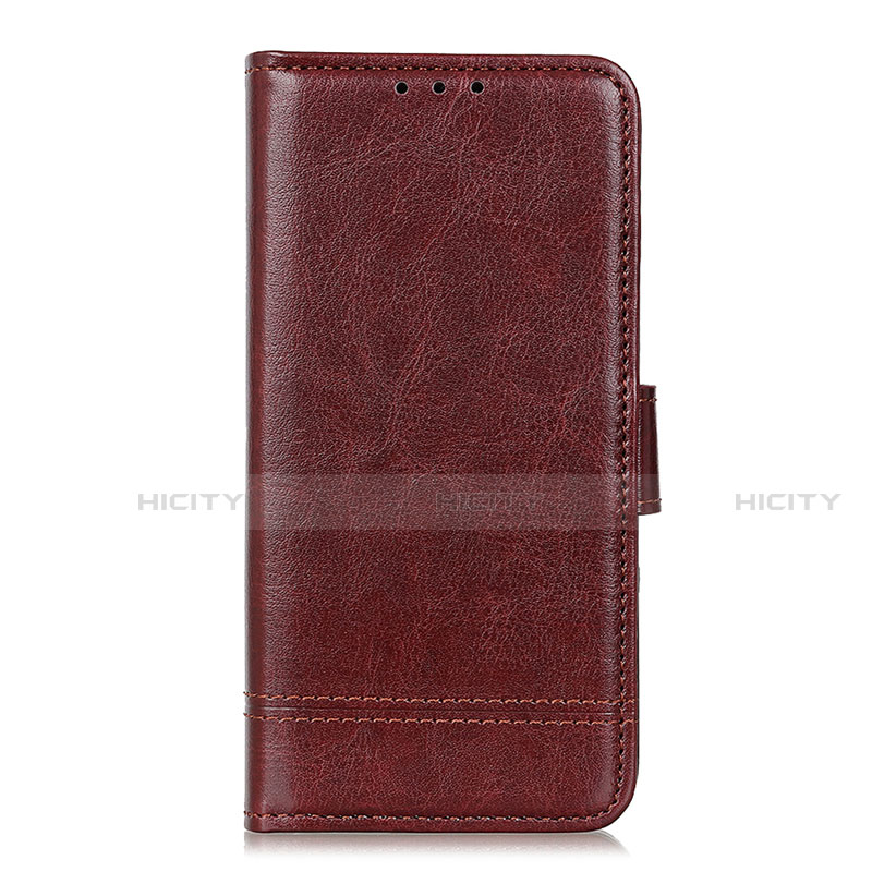 Funda de Cuero Cartera con Soporte Carcasa L09 para Huawei Enjoy 10S Marron